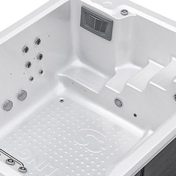 Spa One and the swim spa Darling by Canadian Spa International