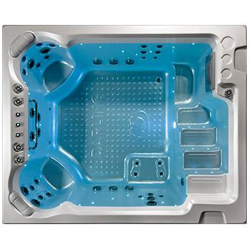 Spa One and the swim spa Darling by Canadian Spa International