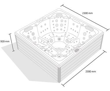 Spa One présente Delphina Deluxe - Canadian Spa International Spa One et Canadian Spa International - Delphina Deluxe