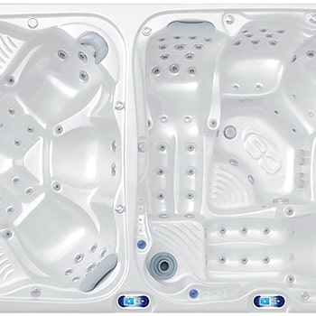 Spa One and the swim spa Nautilus XXXL by Canadian Spa International