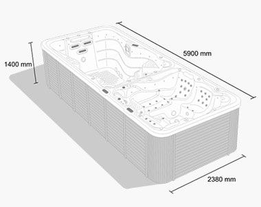 Canadian Spa International Nautilus XXXL Canadian Spa International Nautilus XXXL